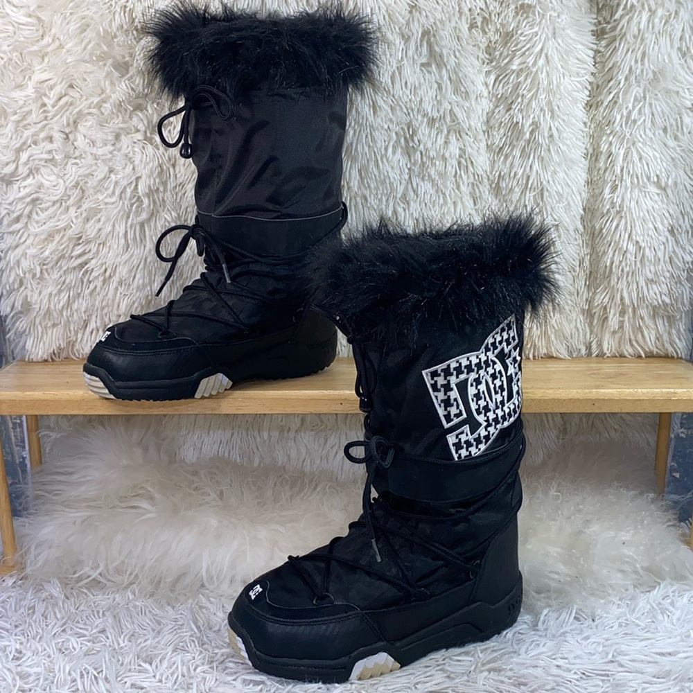 DC fur snow boots